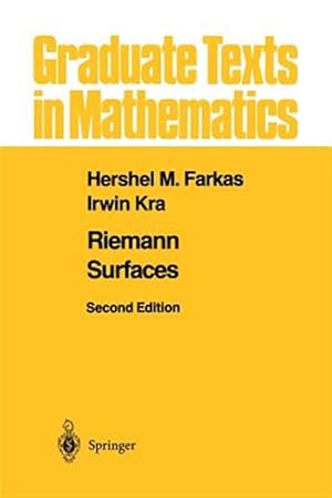 Seller image for Riemann Surfaces for sale by GreatBookPricesUK