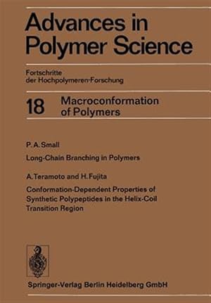 Imagen del vendedor de Advances in Polymer Science : Fortschritte Der Hochpolymeren-forschung a la venta por GreatBookPricesUK