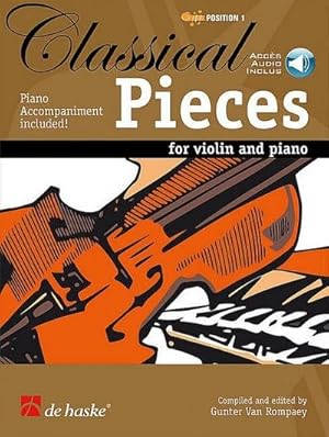 Seller image for Classical Pieces : for violin & piano, Book & Audio-Online for sale by AHA-BUCH GmbH