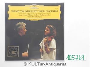 Bild des Verkufers fr Violinkonzerte G-dur KV 216 u. A-dur KV 219 (Vinyl-LP). zum Verkauf von KULTur-Antiquariat
