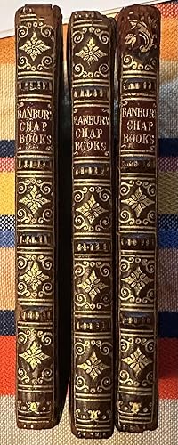 Collection of 14 Banbury Chapbooks bound into three tooled leather and gilt volumes