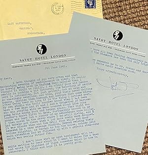 Signed typed letter