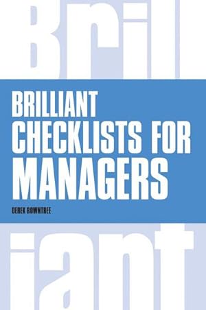 Seller image for Brilliant Checklists for Managers for sale by Wegmann1855