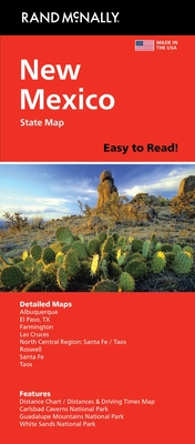 Bild des Verkufers fr Rand McNally Easy to Read: New Mexico State Map (Sheet Map, Folded) zum Verkauf von BargainBookStores