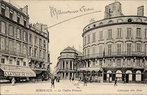 Ansichtskarte / Postkarte Bordeaux Gironde, Le Theatre Francais