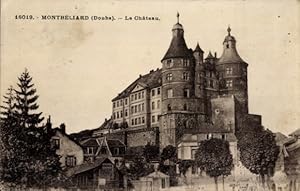 Ansichtskarte / Postkarte Montbéliard Doubs, Schloss
