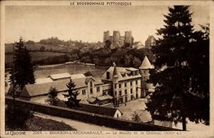 Ansichtskarte / Postkarte Bourbon l'Archambault Allier, Mühle, Schloss