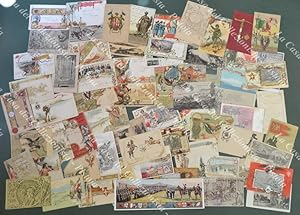 REGGIMENTALI. 66 cartoline d'epoca di cui 44 viaggiate 1900-1920