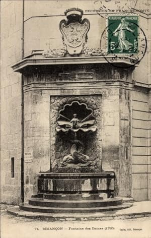 Ansichtskarte / Postkarte Besançon Doubs, Fontaine des Dames