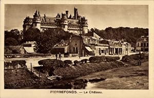 Ansichtskarte / Postkarte Pierrefonds Oise, Schloss