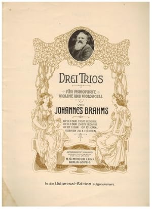Image du vendeur pour Trio H Dur Op.8, Klavier zu 4 Hnden. Zweite Ausgabe. mis en vente par Antiquariat Appel - Wessling