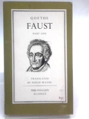 Bild des Verkufers fr Faust, Part One zum Verkauf von World of Rare Books
