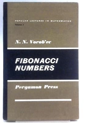 Image du vendeur pour Fibonacci Numbers (Popular Lectures in Mathematics) mis en vente par World of Rare Books
