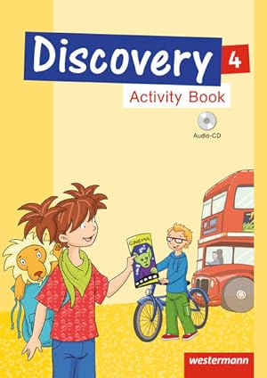 Seller image for Discovery 1 - 4: Ausgabe 2013: Activity Book 4 mit Audio-CD for sale by Studibuch