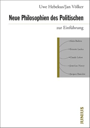 Seller image for Neue Philosophien des Politischen zur Einfhrung for sale by Studibuch