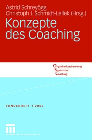 Bild des Verkufers fr Konzepte des Coaching (Organisationsberatung, Supervision, Coaching) zum Verkauf von Studibuch