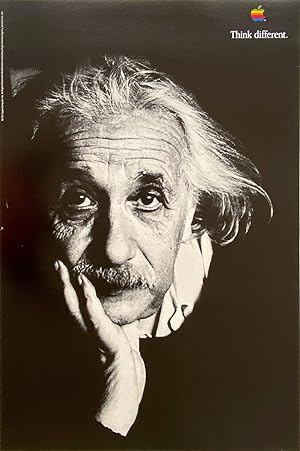 Bild des Verkufers fr Original Vintage Poster - Apple - Think Different: Albert Einstein zum Verkauf von Picture This (ABA, ILAB, IVPDA)