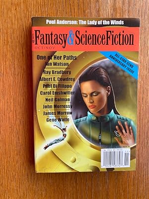 Image du vendeur pour Fantasy and Science Fiction October/November 2001 mis en vente par Scene of the Crime, ABAC, IOBA