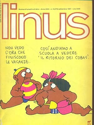 Linus n. 9/settembre 1987