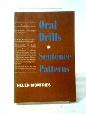 Oral Drills In Sentence Patterns For Foreign Students