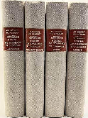 Dictionnaire général de biographie et d'histoire. 3ème édition en 2 volumes, reliés en 4 tomes