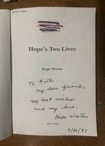 Hope's two lives
