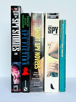Bild des Verkufers fr [James Bond novels] Group of Anthologies and each with content from Ian Fleming. Comprising To Catch A Spy (1966), Mammoth Book of Short Spy Novels (1986, and revised edition 2004), Headline Book of Spy Fiction (1992), Oxford Book of Spy Stories (1996) zum Verkauf von Adrian Harrington Ltd, PBFA, ABA, ILAB