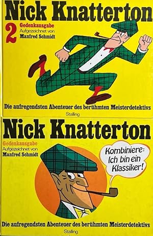 Nick Knatterton. Die aufregendsten Abenteuer des berühmten Meisterdetektivs. 2 Bände. Gedenkausga...