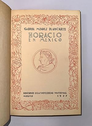 Seller image for Horacio en Mexico for sale by Librera Urbe