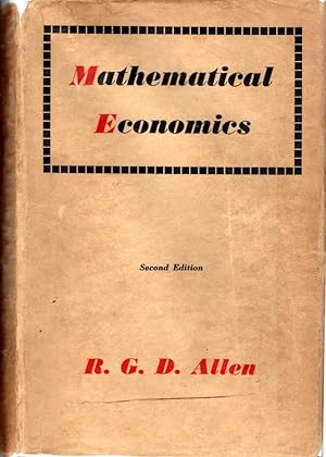 Imagen del vendedor de Mathematical Economics (Studies in Statistics and Scientific Method, No. 3) a la venta por Dorley House Books, Inc.