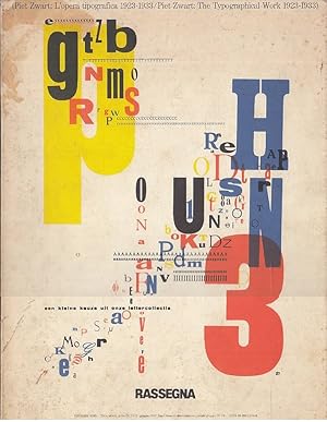 Rassegna n. 30 1987 - Piet Zwart L'opera tipografica