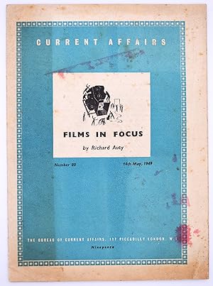 Imagen del vendedor de Films In Focus a la venta por Dodman Books