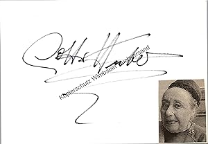 Seller image for Original Autogramm Lotti Huber (1912-1998) /// Autograph signiert signed signee for sale by Antiquariat im Kaiserviertel | Wimbauer Buchversand