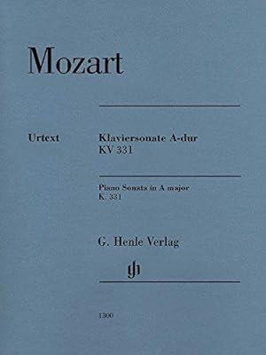 Bild des Verkufers fr W.A. Mozart: Sonata A Major K331 (Revised Urtext Edition): (Alla Turca) zum Verkauf von WeBuyBooks