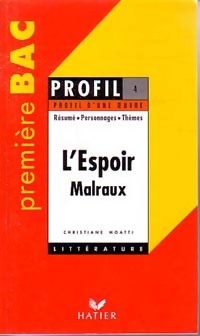 Imagen del vendedor de L'espoir - Andr? Malraux a la venta por Book Hmisphres
