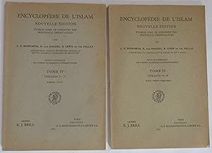 Encyclopédie de l'Islam - Nouvelle édition : Tome IV : Livraisons 71-72 & 73-74 : Karama - Kemal ...