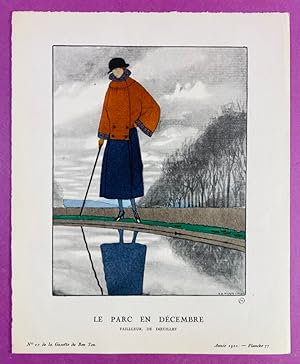 Le parc en décembre (planche 77, n°10, 1921)
