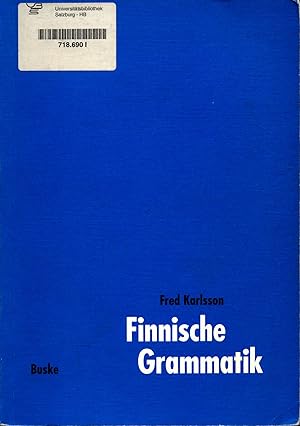 Seller image for Finnische Grammatik for sale by avelibro OHG