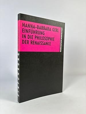 Seller image for Einfhrung in die Philosophie der Renaissance for sale by ANTIQUARIAT Franke BRUDDENBOOKS