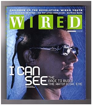 Wired Magazine - September, 2002. "I Can See" Cover. Vision Quest; Vespa; Gene Therapy; Alexander...