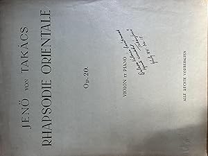 Tak cs Jen : Rhapsodie Orientale - inscribed