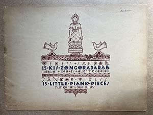 Veress S?ndor: 15 Little Piano Pieces - inscribed