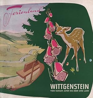 Seller image for Ferienland Wittgenstein. Vom Kahlen Asten bis Eder u. Lahn. (Reiseprospekt). for sale by Brbel Hoffmann