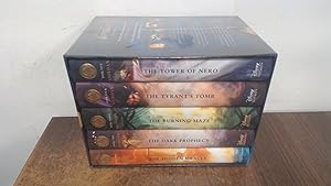 Image du vendeur pour Trials of Apollo, the 5-Book Hardcover Boxed Set: The Tower of Neoro / the Tyrants Tomb / the Burning Maze / the Dark Prophecy / the Hidden Oracle mis en vente par BoundlessBookstore