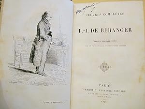 Oeuvres complètes de P.-J. de Béranger édition elzévirienne