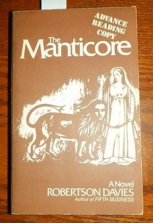 Immagine del venditore per The Manticore advancexd reading copy venduto da Route 3 Books