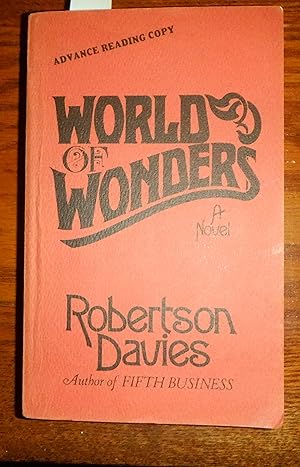 Seller image for World of Wonders advanced reading copy for sale by Route 3 Books