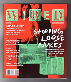 Wired Magazine - November, 2002. Stopping Loose Nukes Issue; DNA as Destiny; Power Houses; Insect...