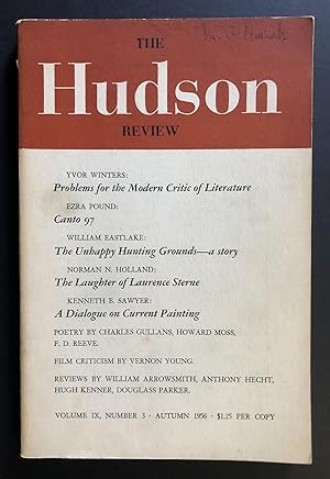 Immagine del venditore per The Hudson Review, Volume 9, Number 3 (IX; Autumn 1956) - includes Canto 97 by Ezra Pound venduto da Philip Smith, Bookseller
