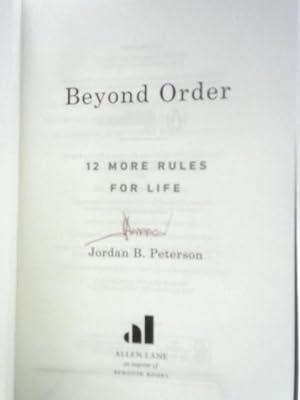 Seller image for Beyond Order: 12 More Rules for Life for sale by World of Rare Books